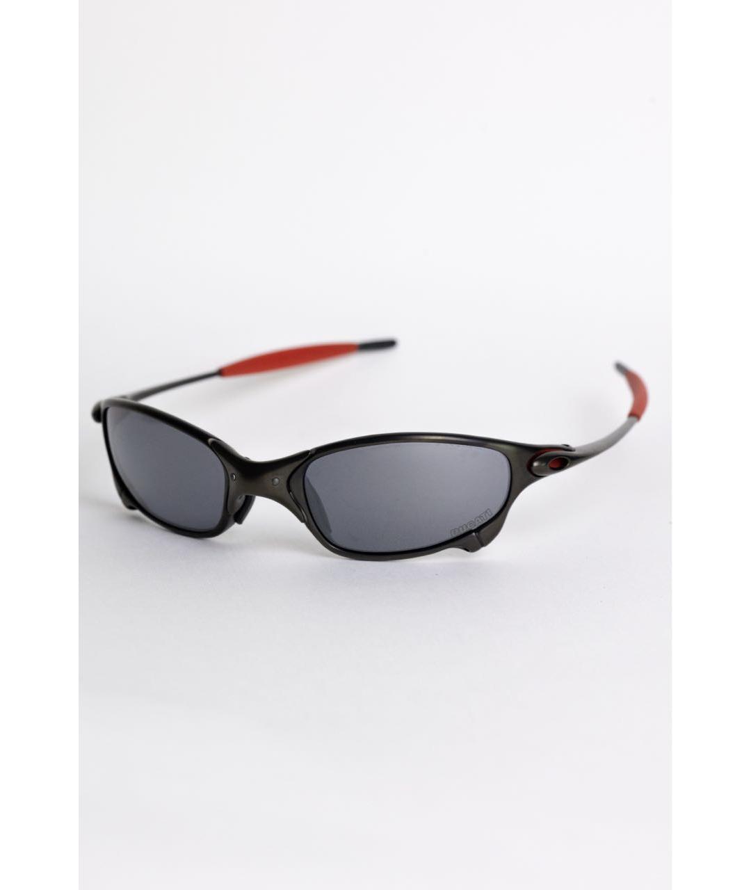 OAKLEY Черные металлические солнцезащитные очки, фото 2