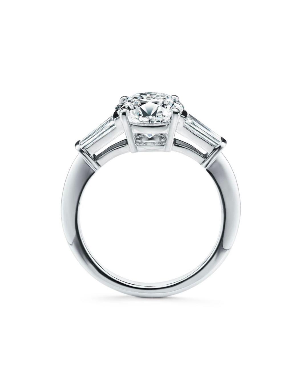 TIFFANY&CO Серебряное платиновое кольцо, фото 2