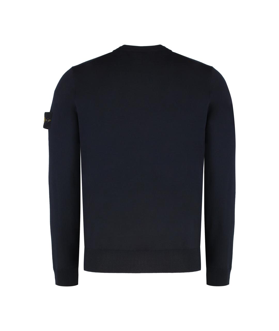 STONE ISLAND Синий шерстяной джемпер / свитер, фото 3