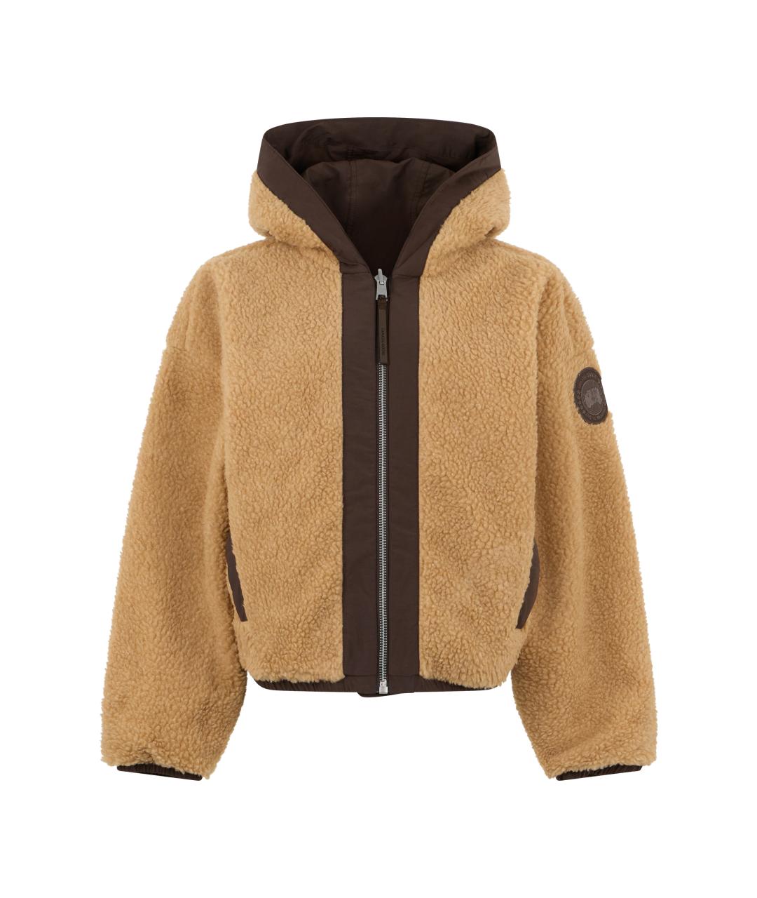 CANADA GOOSE Бежевая шерстяная куртка, фото 1