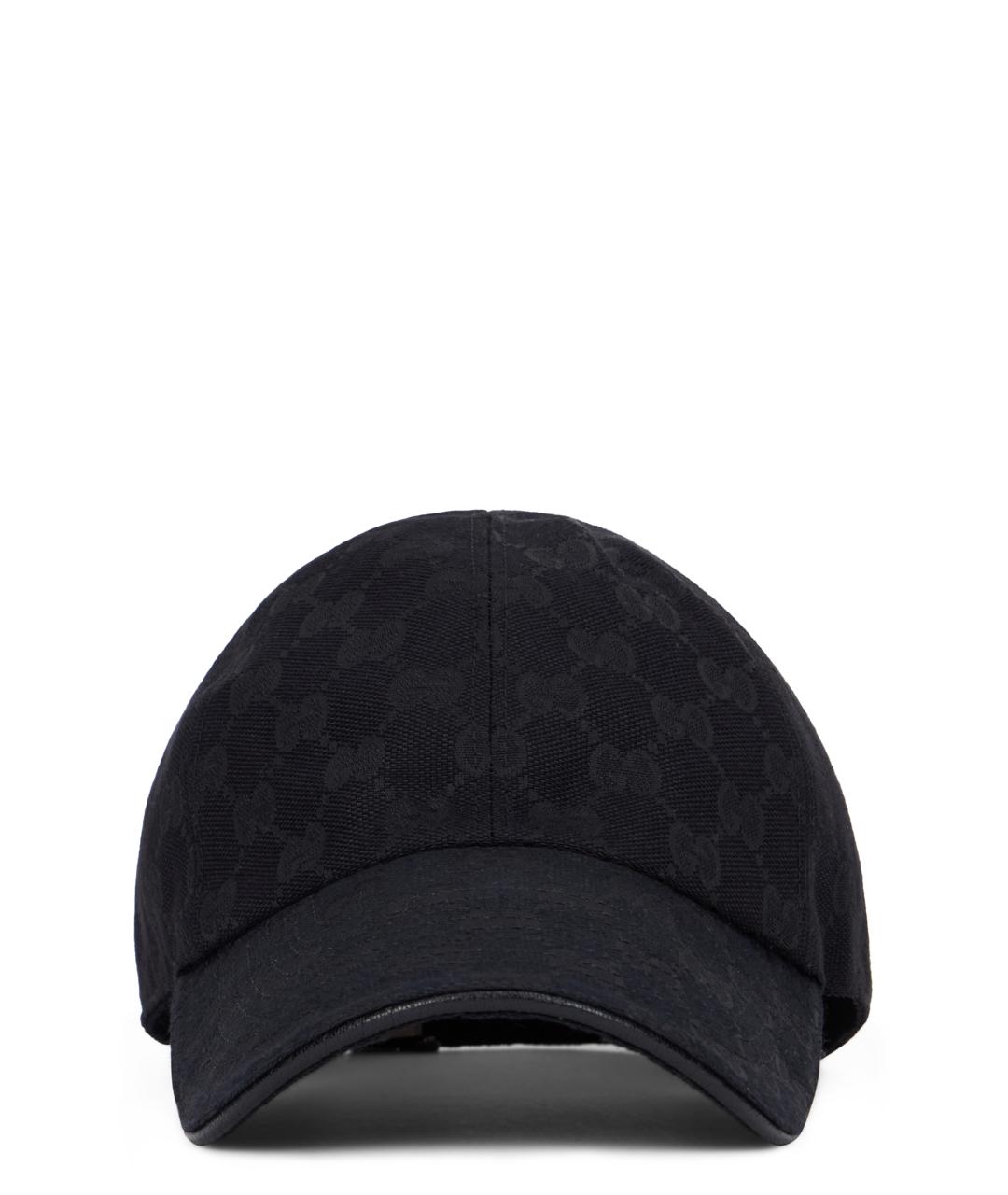 GUCCI Черная хлопковая кепка, фото 1