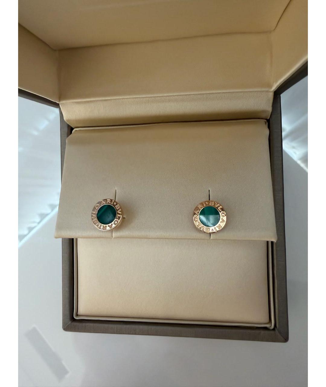 BVLGARI Желтые серьги из желтого золота, фото 5