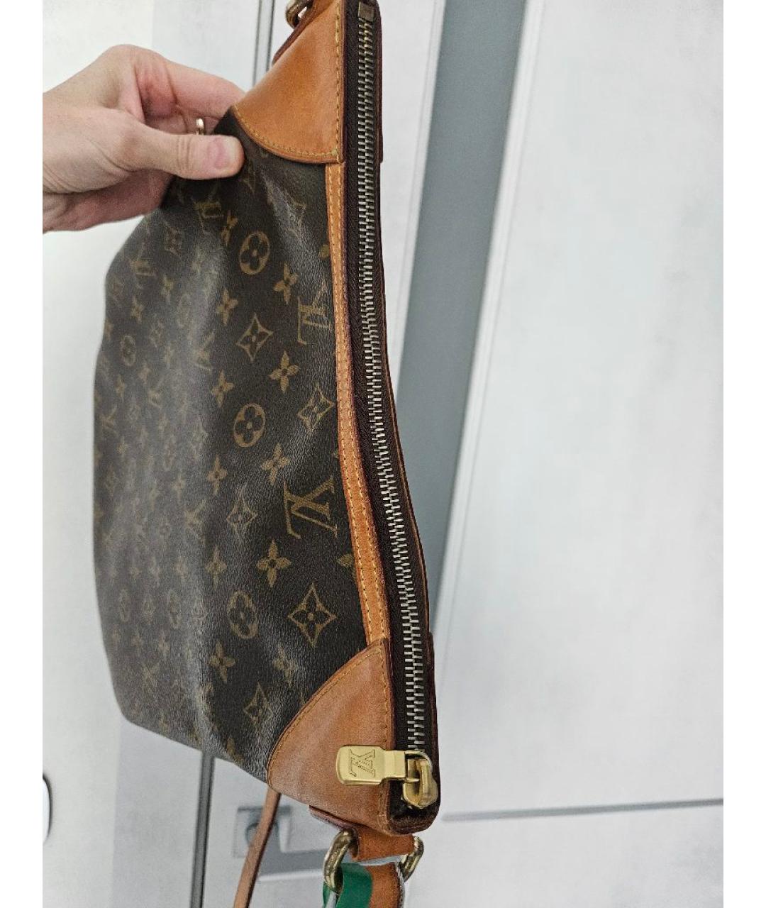 LOUIS VUITTON Коричневая канва сумка через плечо, фото 5