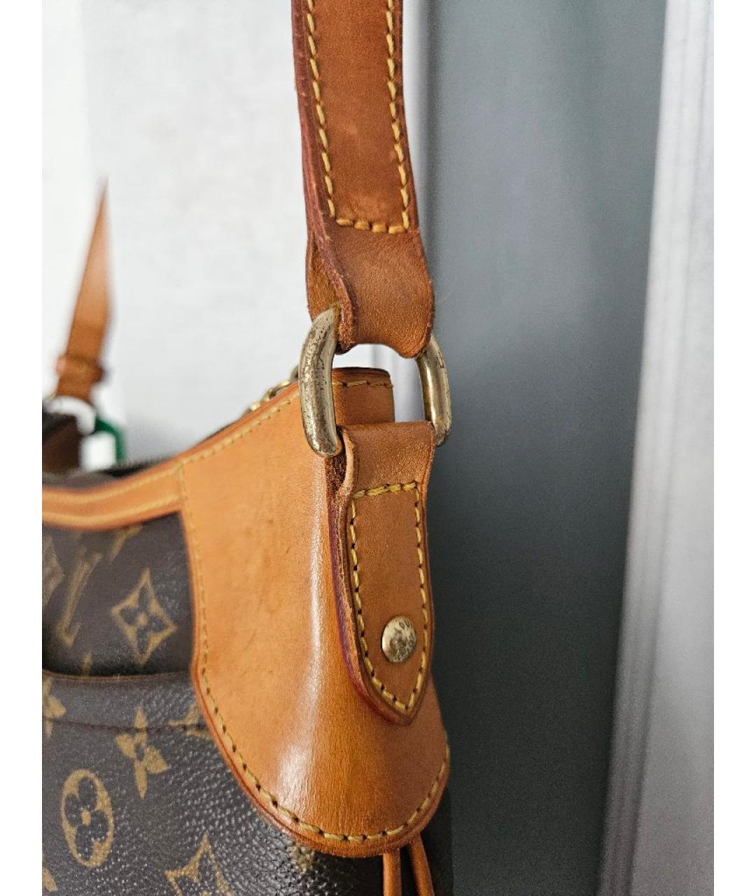 LOUIS VUITTON Коричневая канва сумка через плечо, фото 8