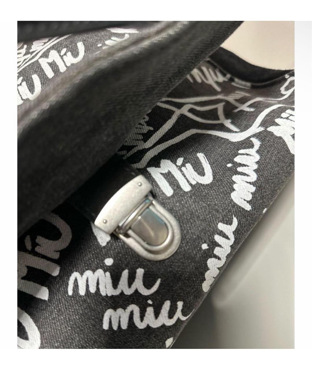 MIU MIU Мульти деним сумка тоут, фото 7