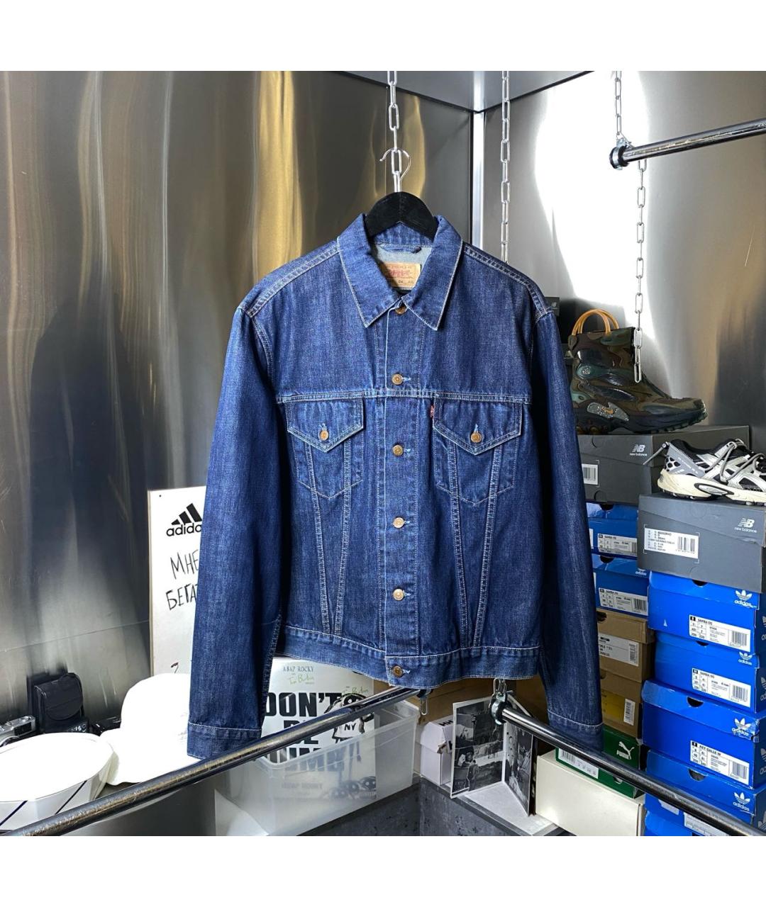LEVI'S Синяя деним куртка, фото 9
