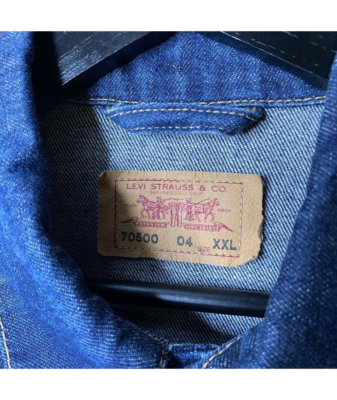 LEVI'S Синяя деним куртка, фото 7
