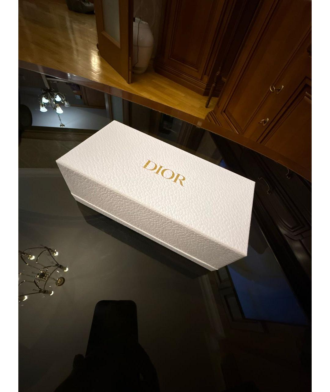 CHRISTIAN DIOR Черные пластиковые солнцезащитные очки, фото 4