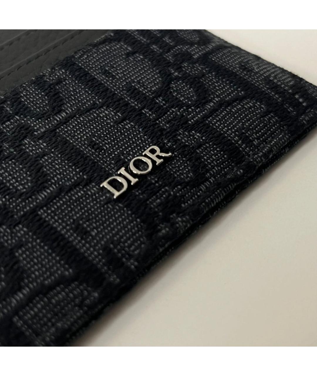 CHRISTIAN DIOR Черный кардхолдер, фото 5