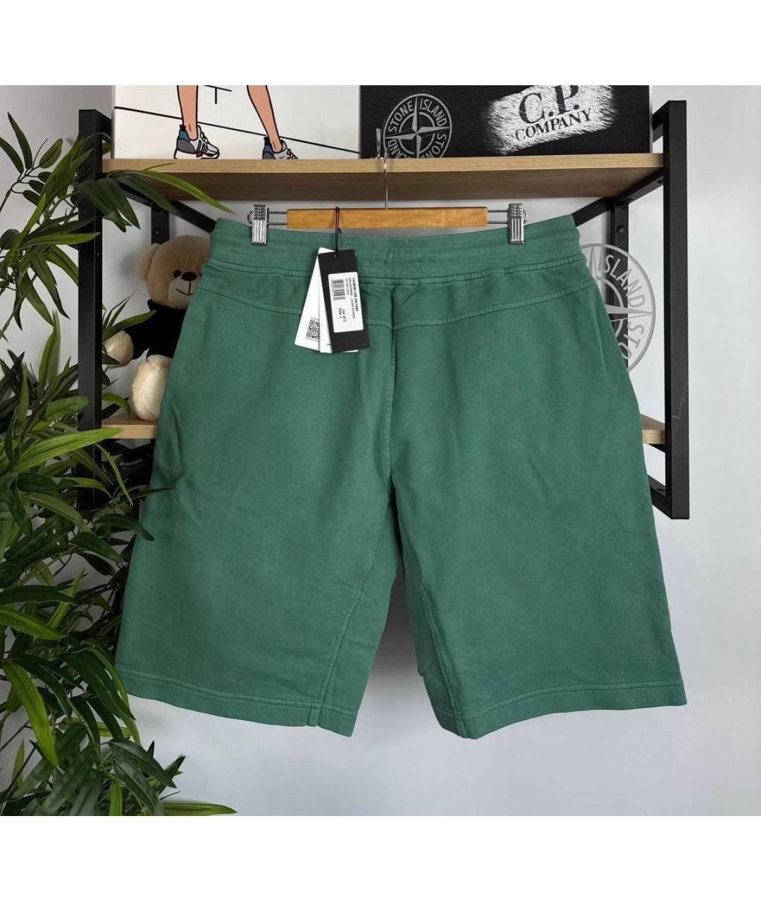 CP COMPANY Зеленые хлопковые шорты, фото 4