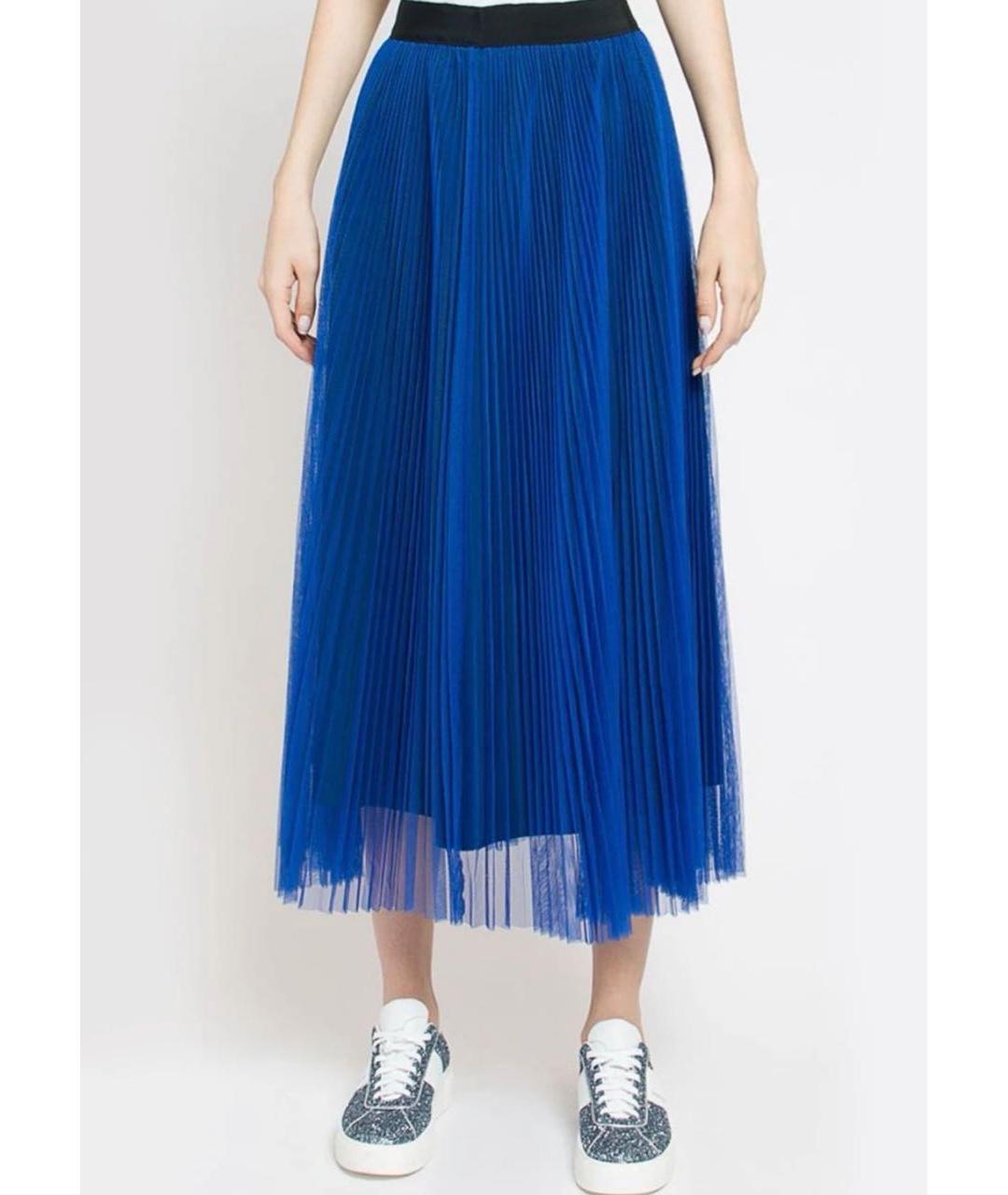 MSGM Синяя юбка макси, фото 2