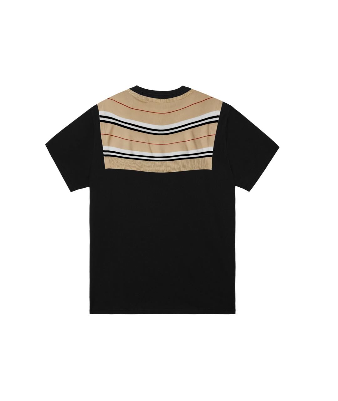 BURBERRY Черная футболка, фото 3