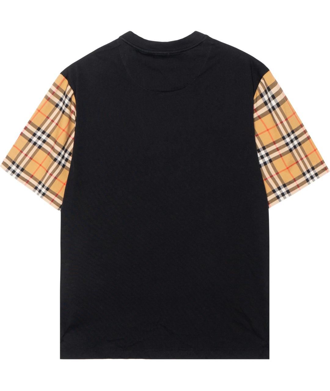 BURBERRY Черная футболка, фото 2