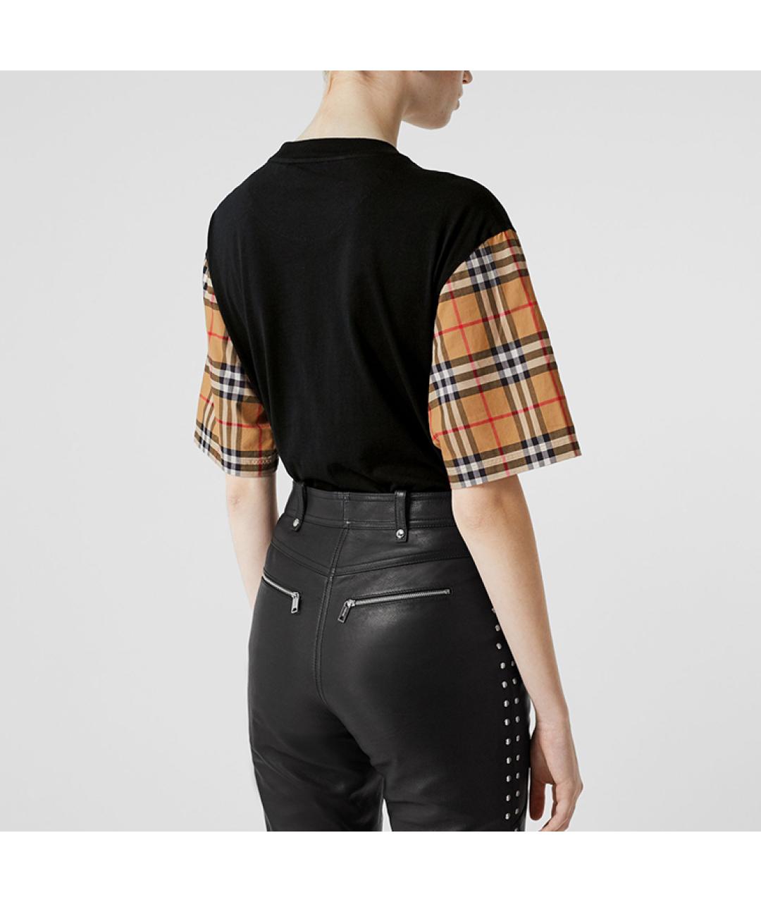 BURBERRY Черная футболка, фото 5