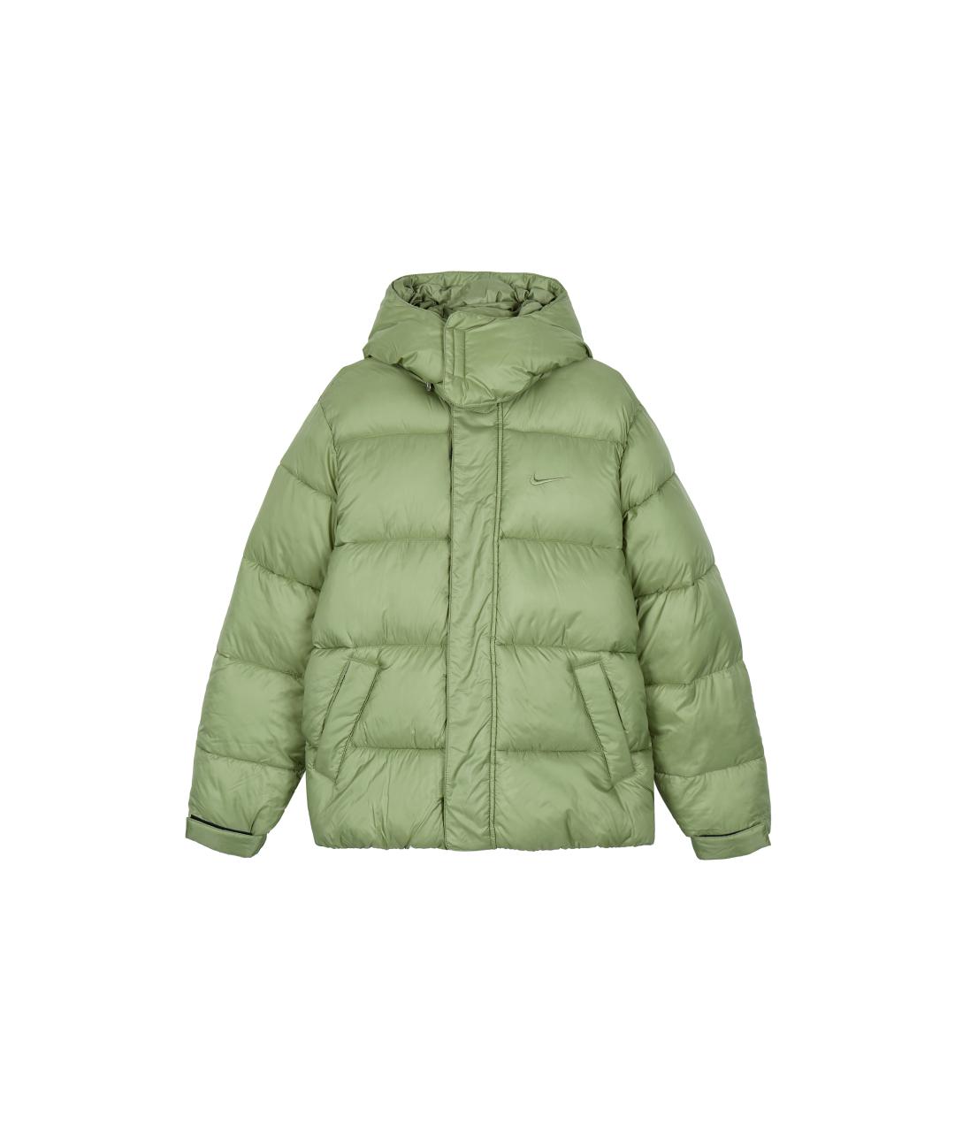 NIKE Зеленый пуховик, фото 6