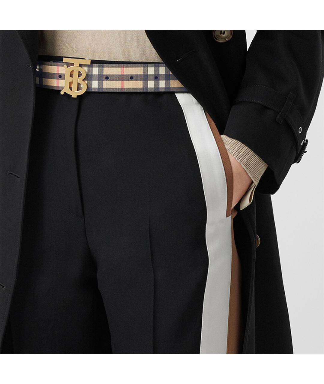 BURBERRY Коричневый полиуретановый ремень, фото 3
