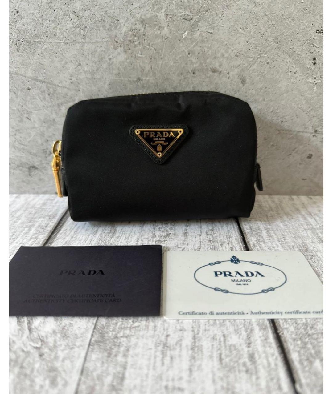 PRADA Черный кошелек, фото 2