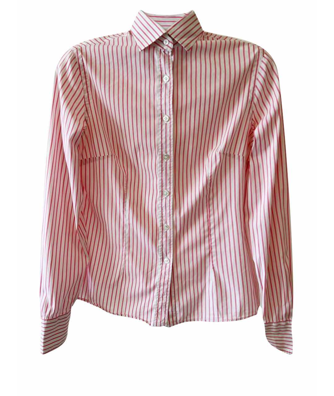 BARBA Розовая хлопко-эластановая рубашка, фото 1