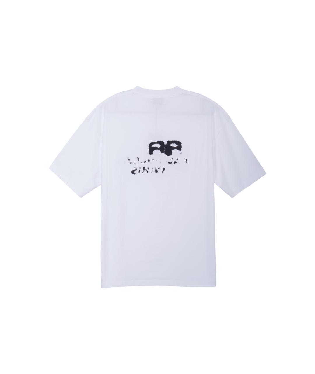 BALENCIAGA Белая футболка, фото 2