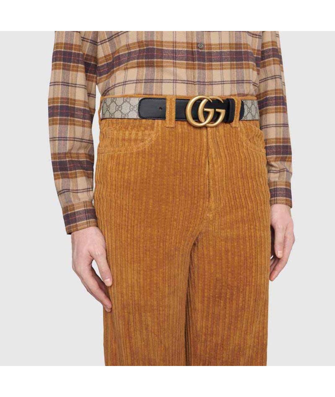 GUCCI Бежевый ремень, фото 4