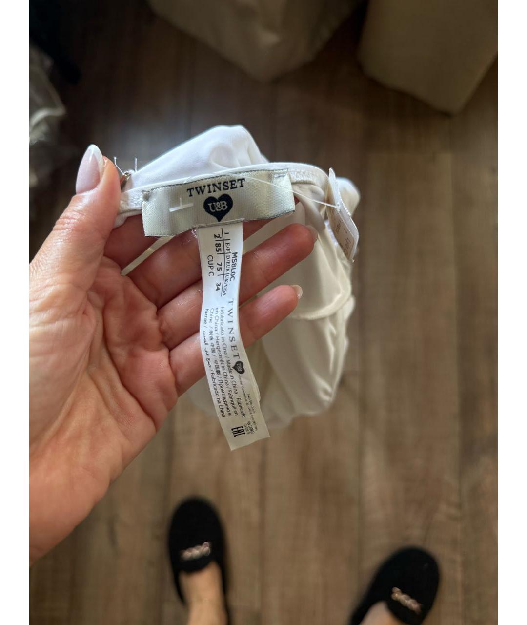TWIN-SET Белый купальник, фото 6