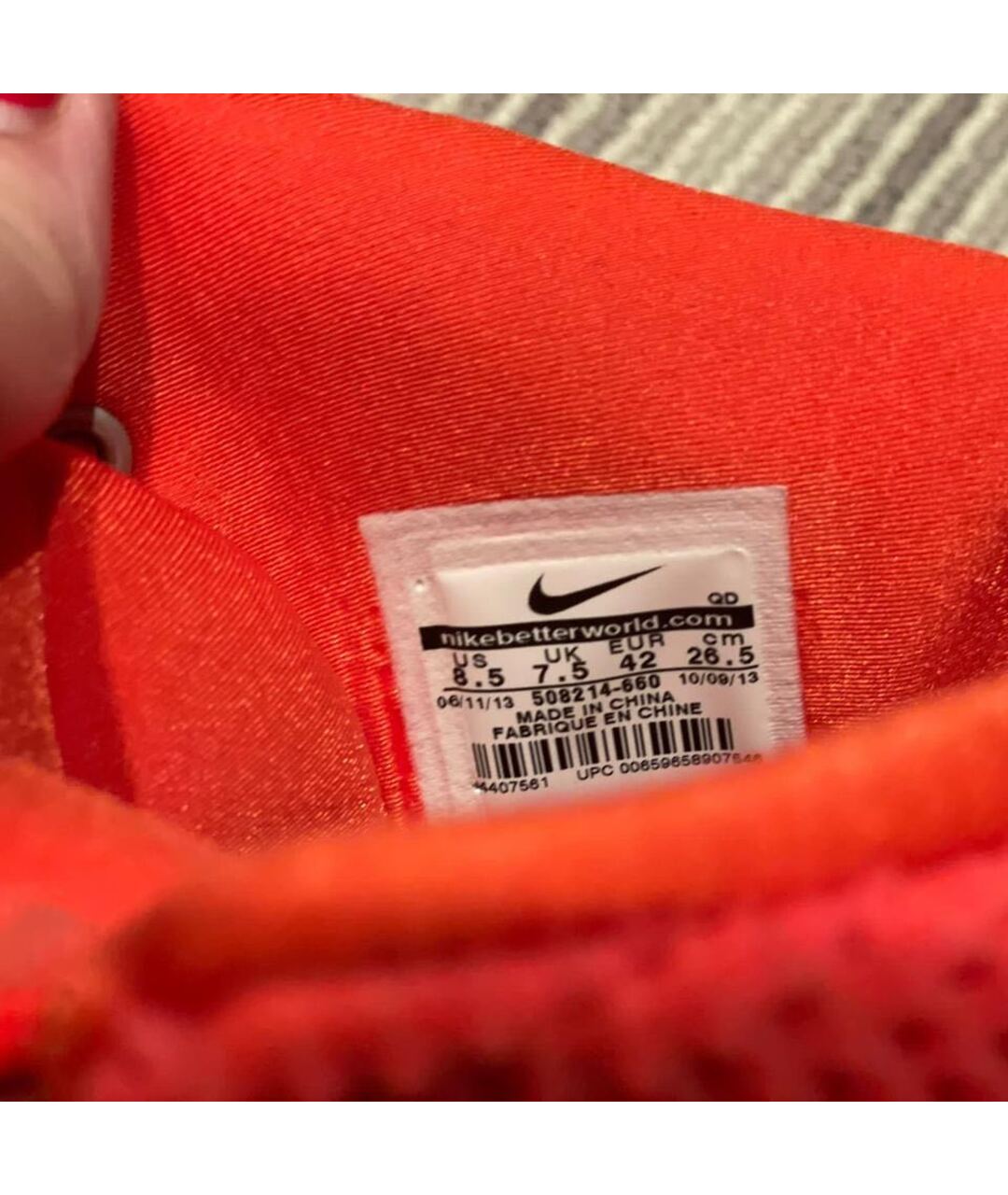 NIKE Красные низкие кроссовки / кеды для мужчин – купить в интернет ...