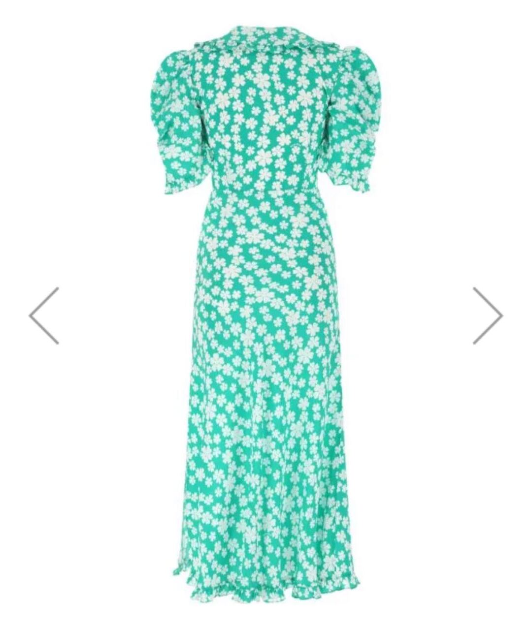 MIU MIU Бирюзовое шелковое коктейльное платье, фото 2