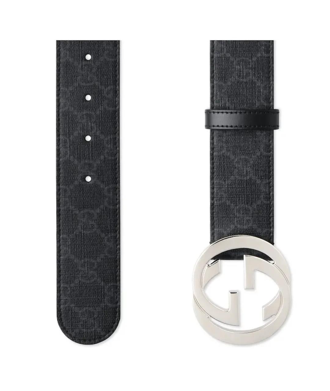 GUCCI Черный ремень, фото 2