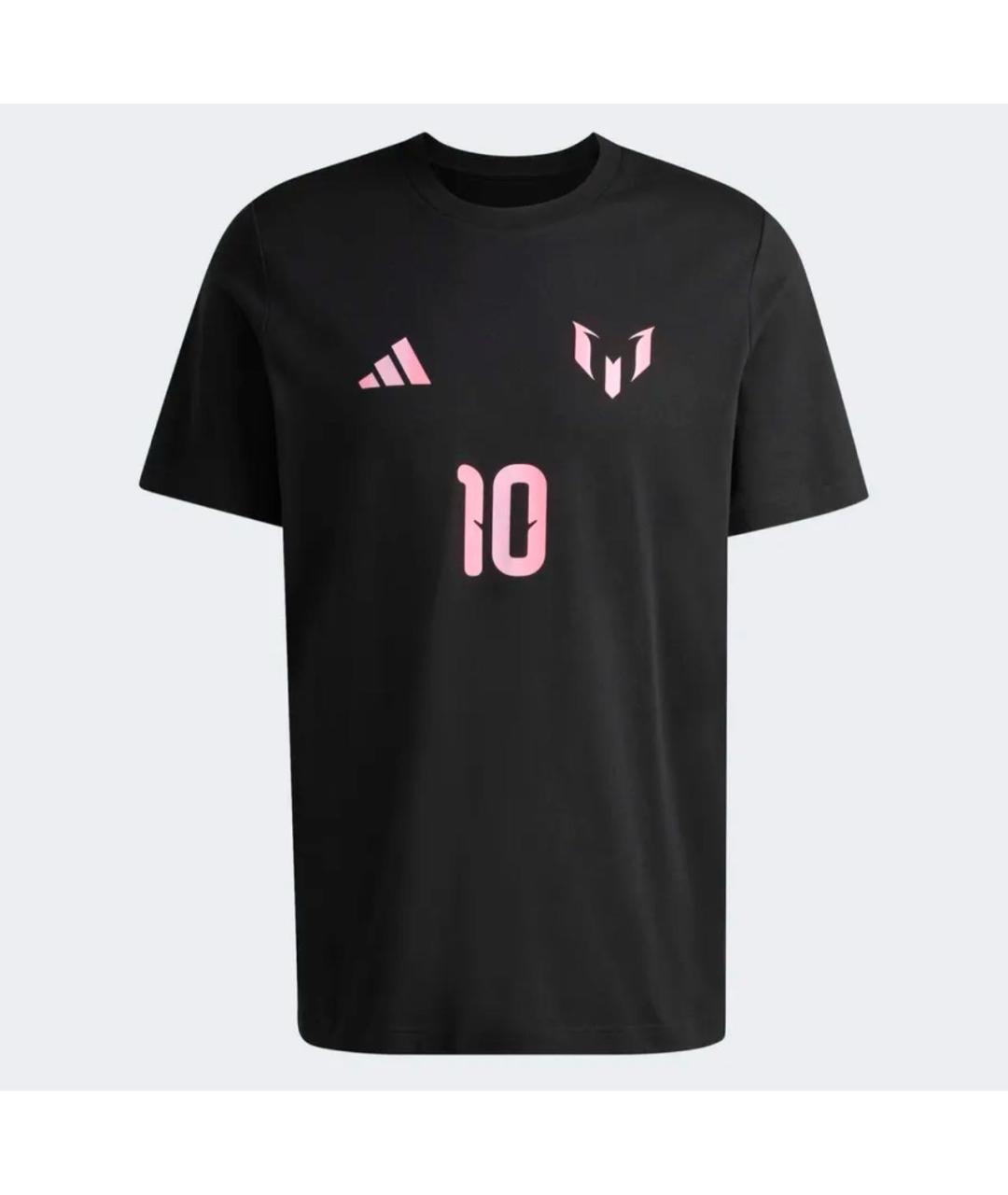 ADIDAS Черная хлопковая футболка, фото 4