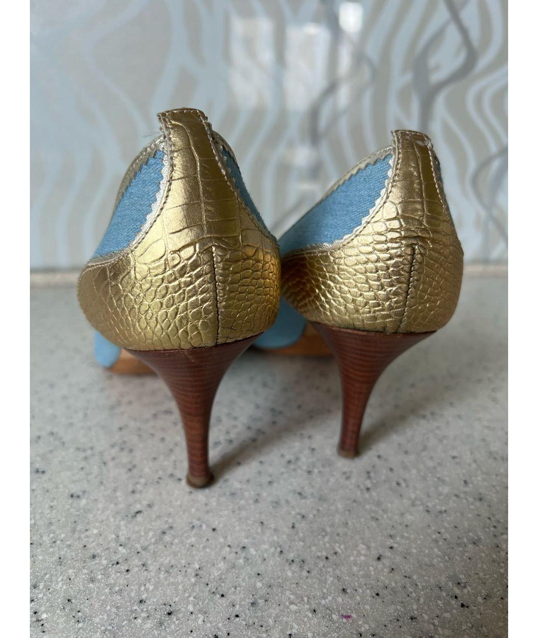 GIUSEPPE ZANOTTI DESIGN Голубые туфли, фото 3