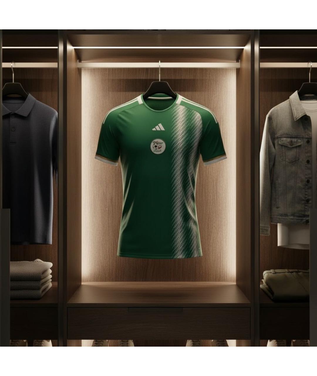 ADIDAS Зеленая хлопковая футболка, фото 3