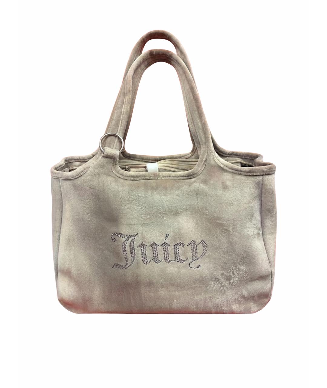 JUICY COUTURE Бежевая сумка тоут, фото 1