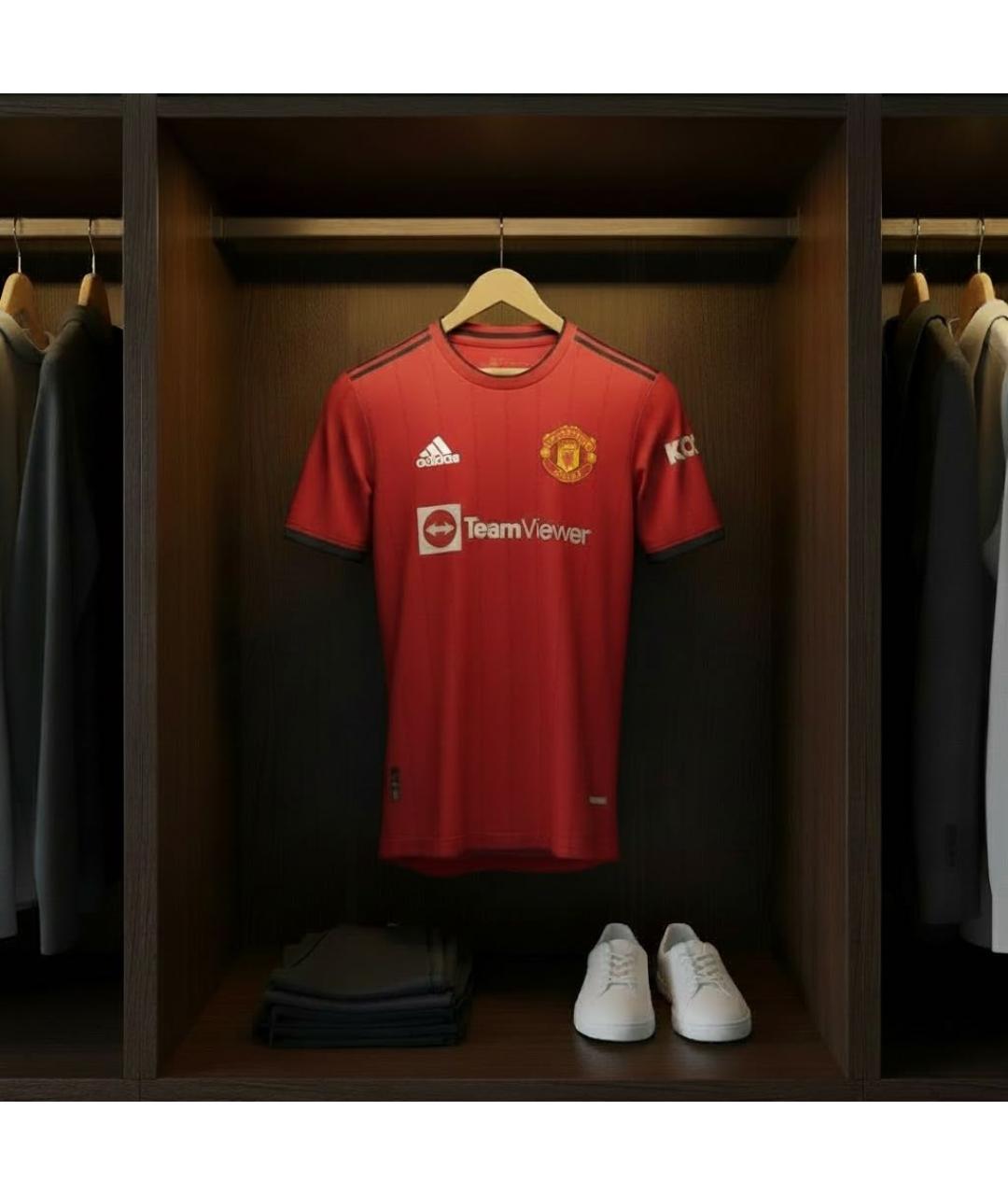 ADIDAS Красная футболка, фото 3