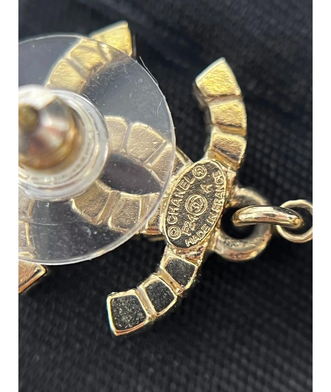 CHANEL Золотые жемчужные серьги, фото 8