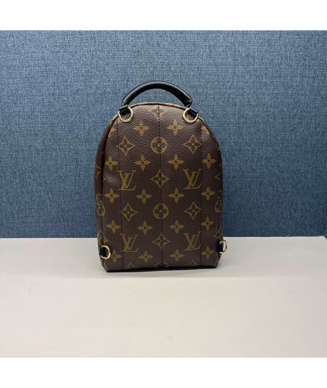 LOUIS VUITTON Коричневый кожаный рюкзак, фото 2