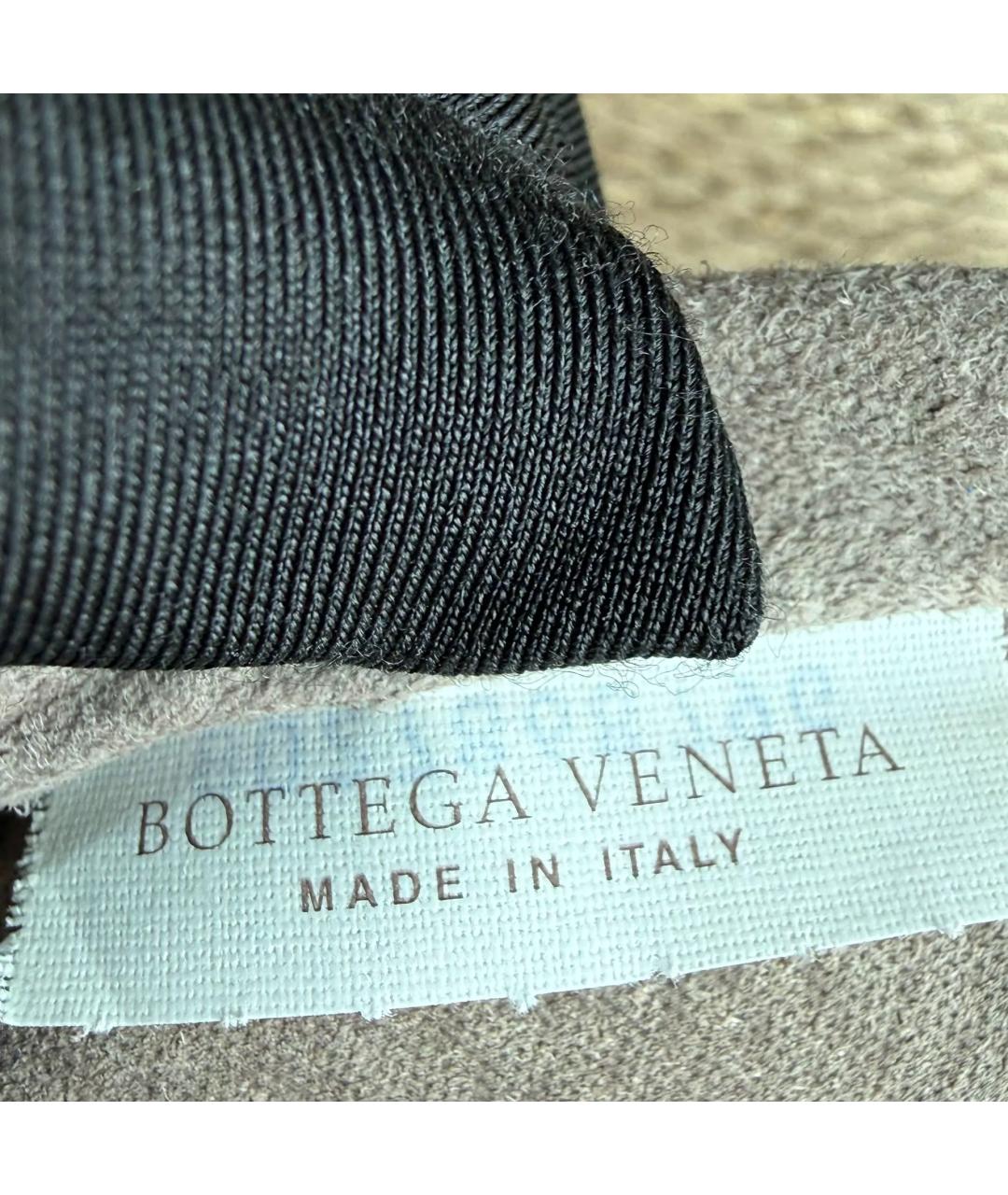 BOTTEGA VENETA Синяя кожаная сумка тоут, фото 9