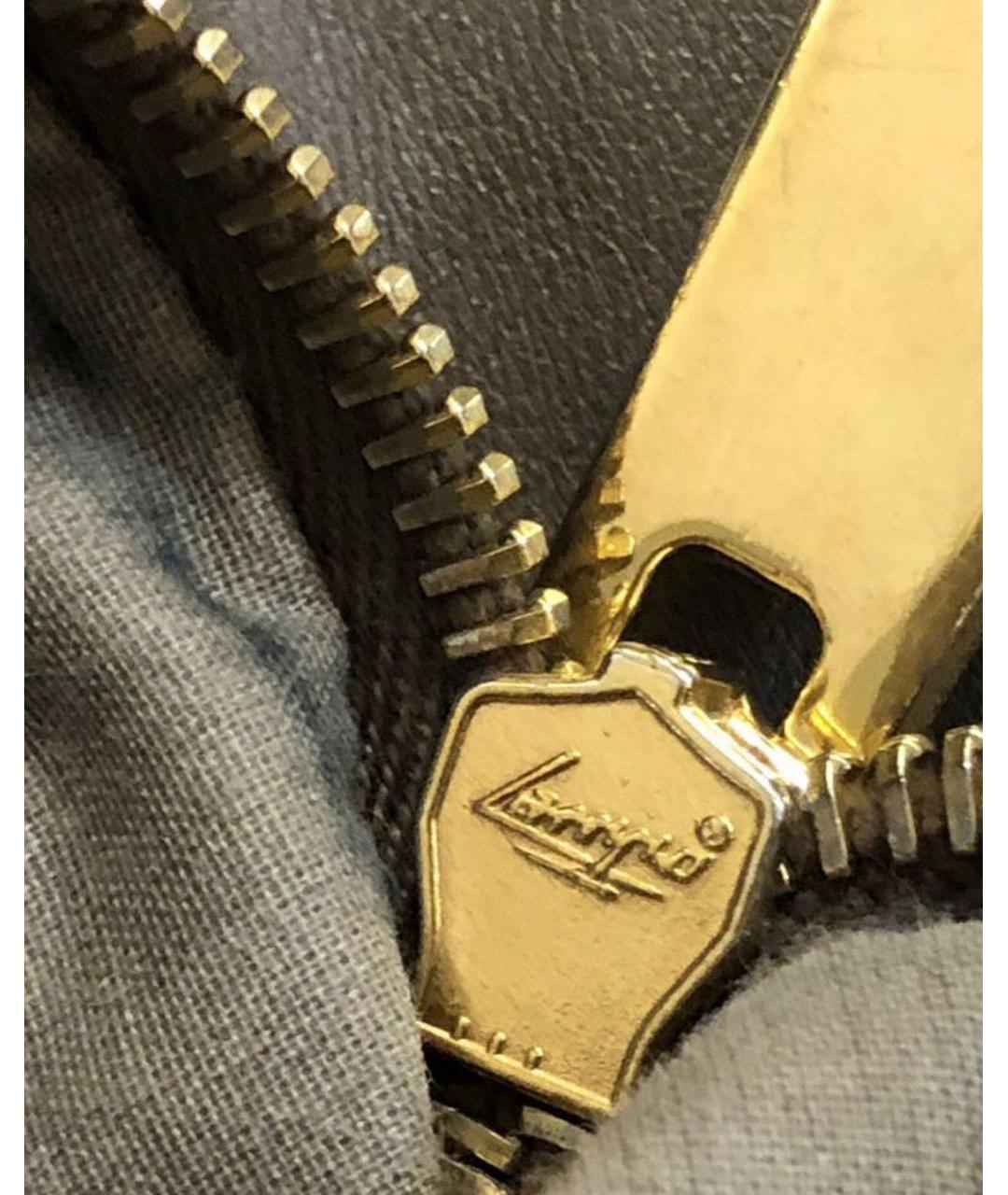 MARC JACOBS Хаки кожаная сумка с короткими ручками, фото 5