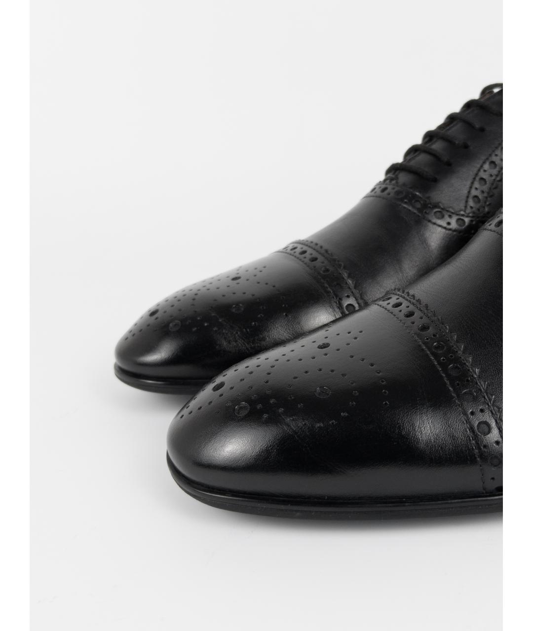 GUCCI Черные кожаные туфли, фото 8