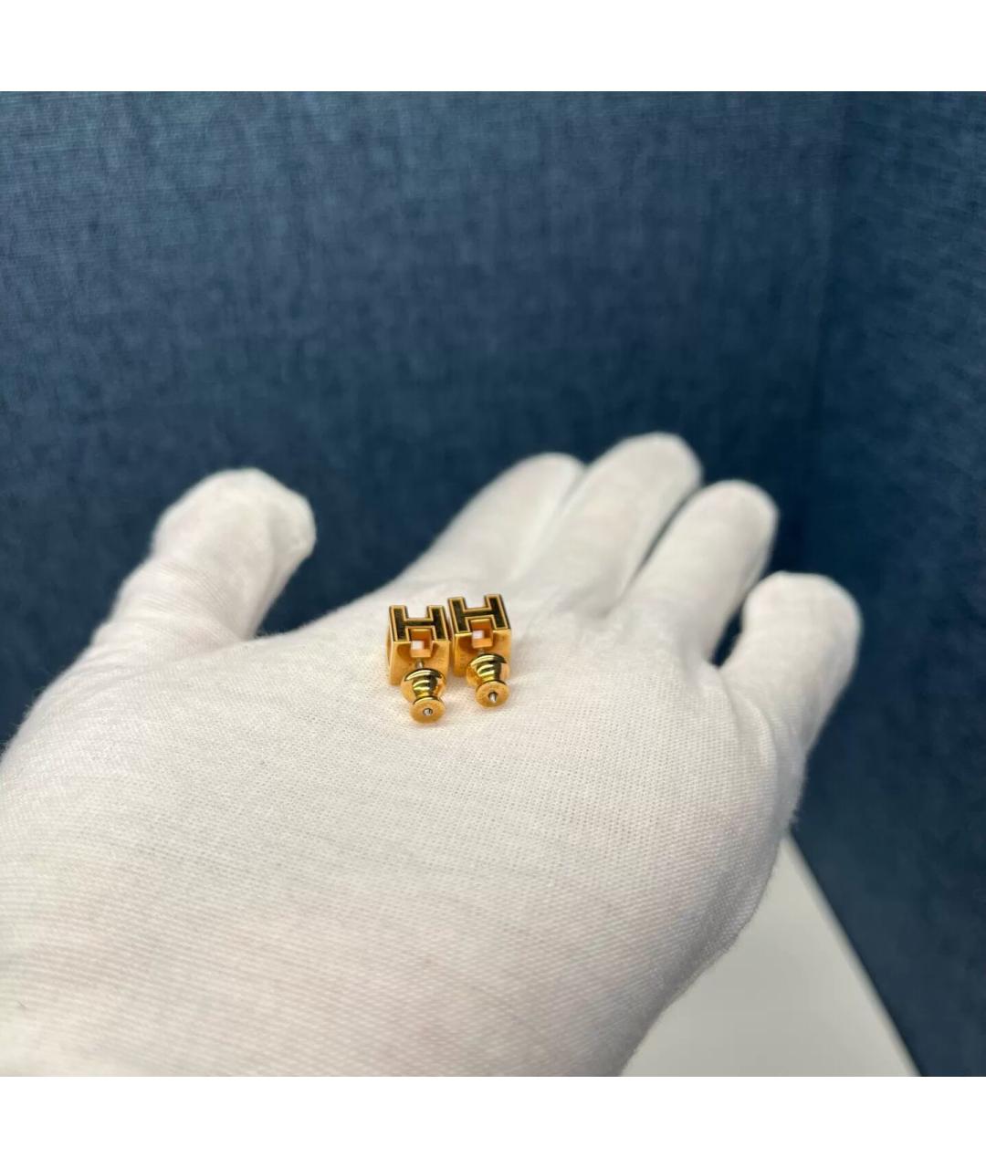 HERMES Золотые позолоченные серьги, фото 6