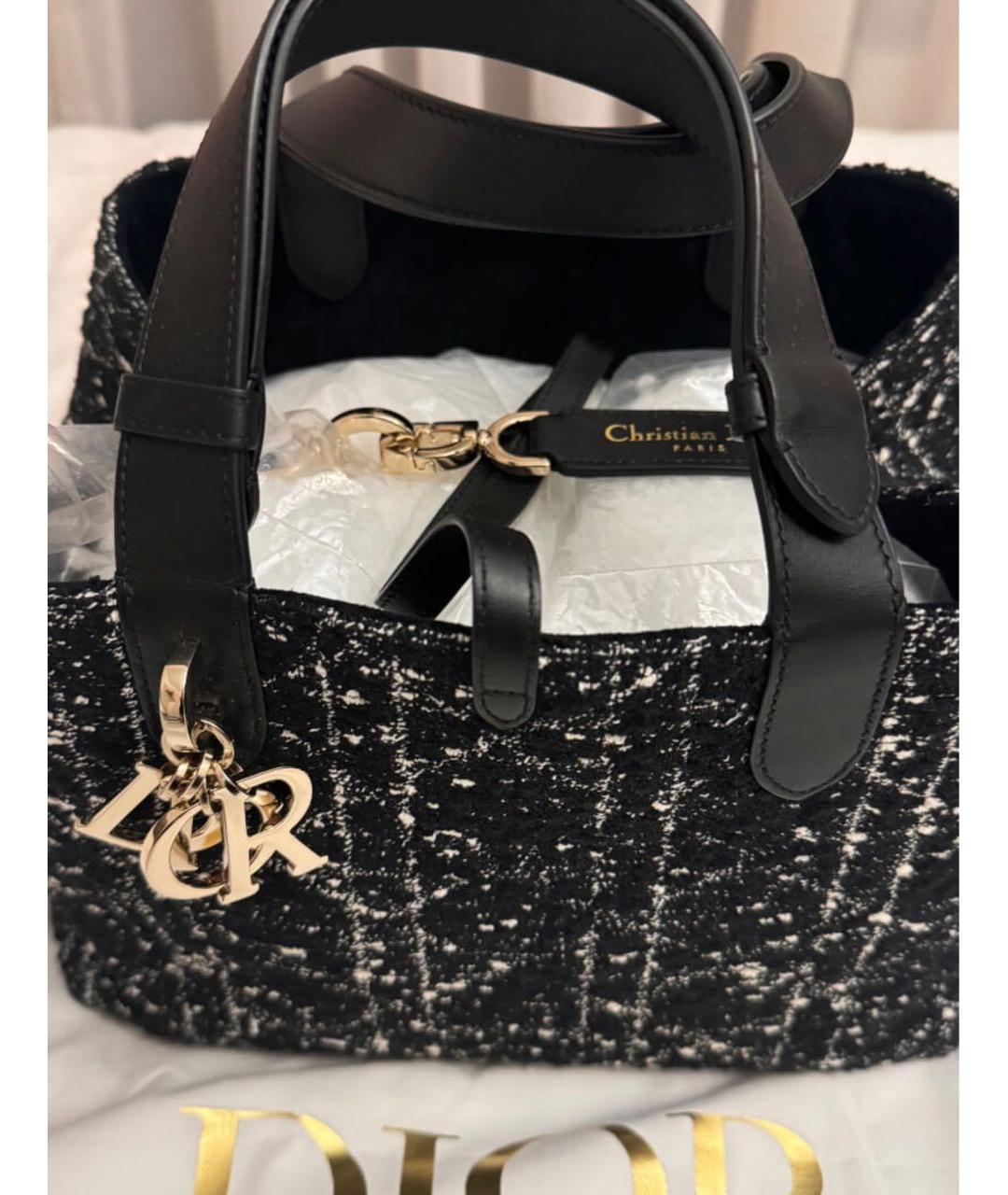 CHRISTIAN DIOR Черная сумка с короткими ручками, фото 2