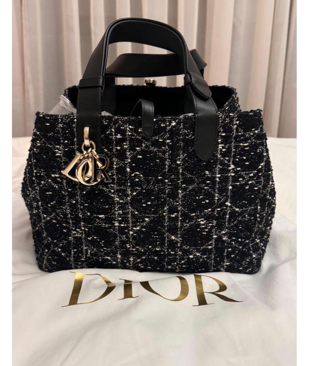 CHRISTIAN DIOR Черная сумка с короткими ручками, фото 7