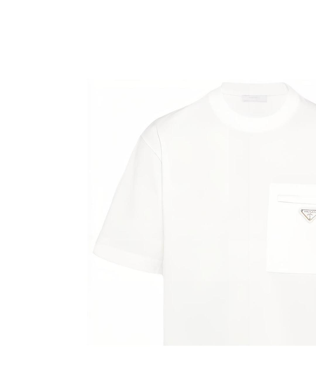 PRADA Белая футболка, фото 4