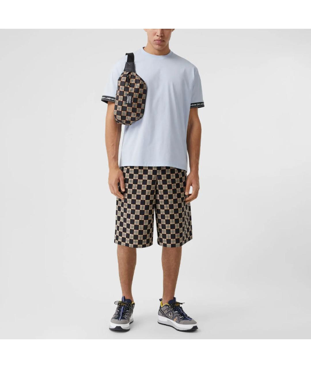 BURBERRY Голубая футболка, фото 5
