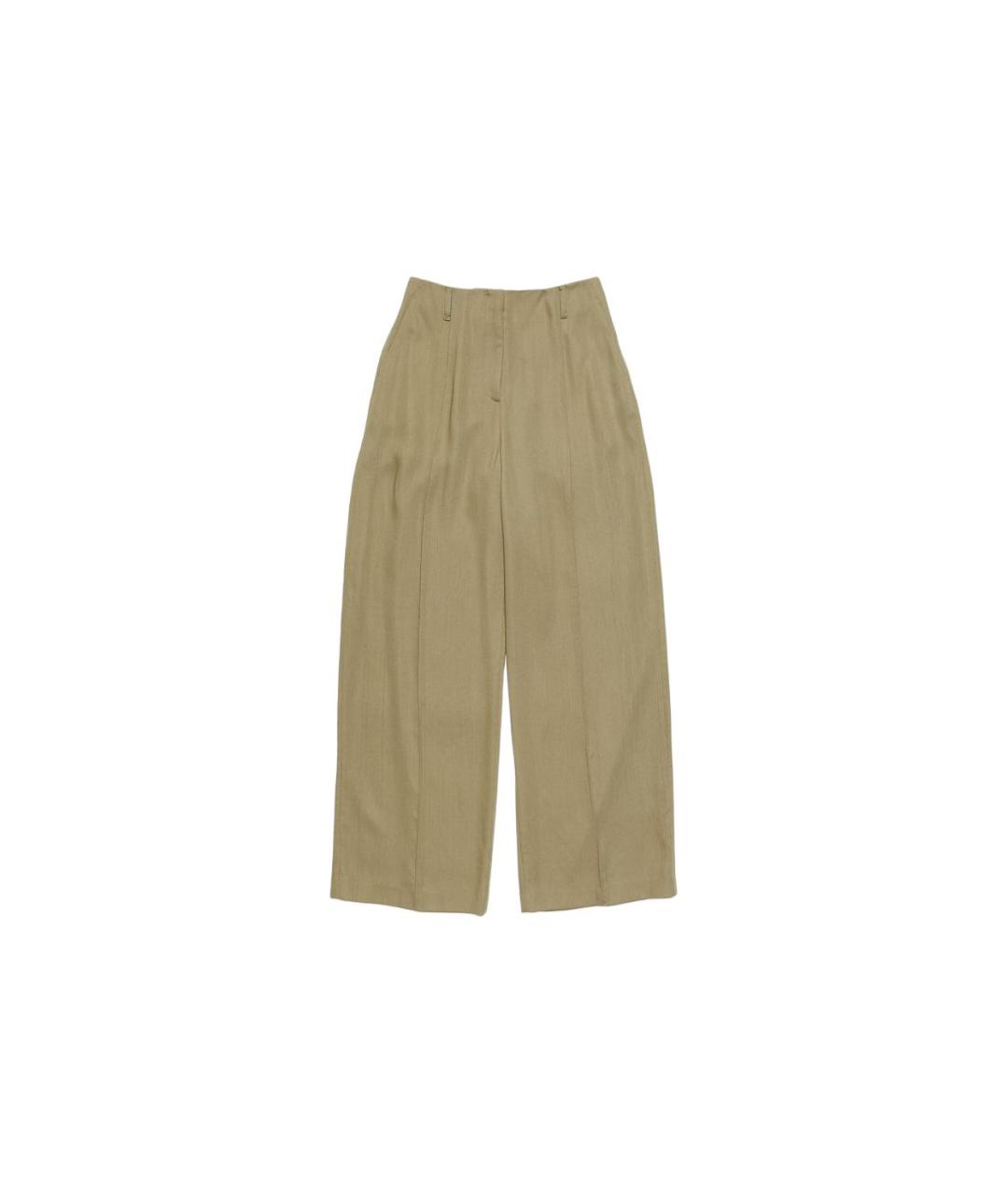 ACNE STUDIOS Бежевые прямые брюки, фото 6