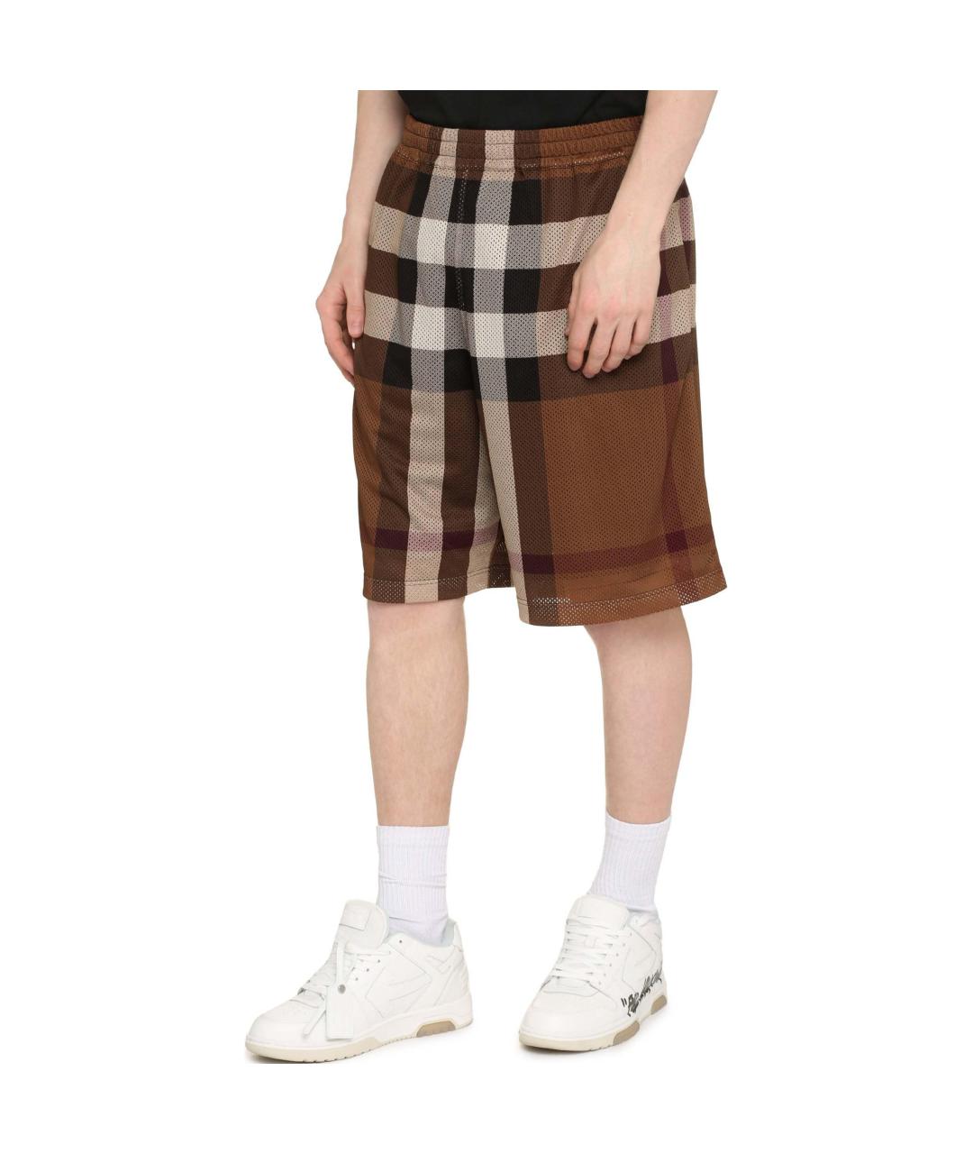 BURBERRY Коричневые шорты, фото 3