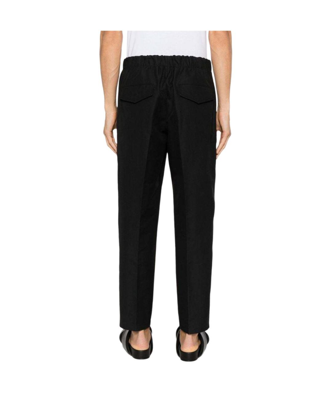 JIL SANDER Черные повседневные брюки, фото 3