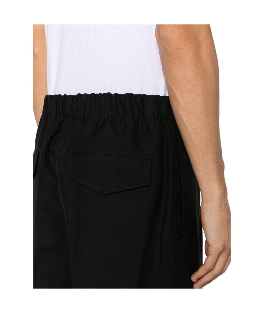 JIL SANDER Черные повседневные брюки, фото 5