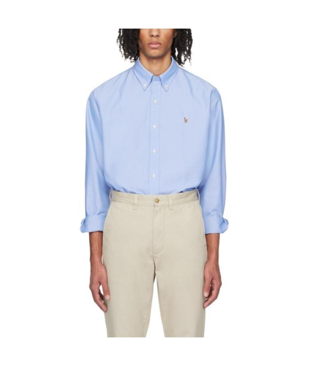 POLO RALPH LAUREN Голубая классическая рубашка, фото 6