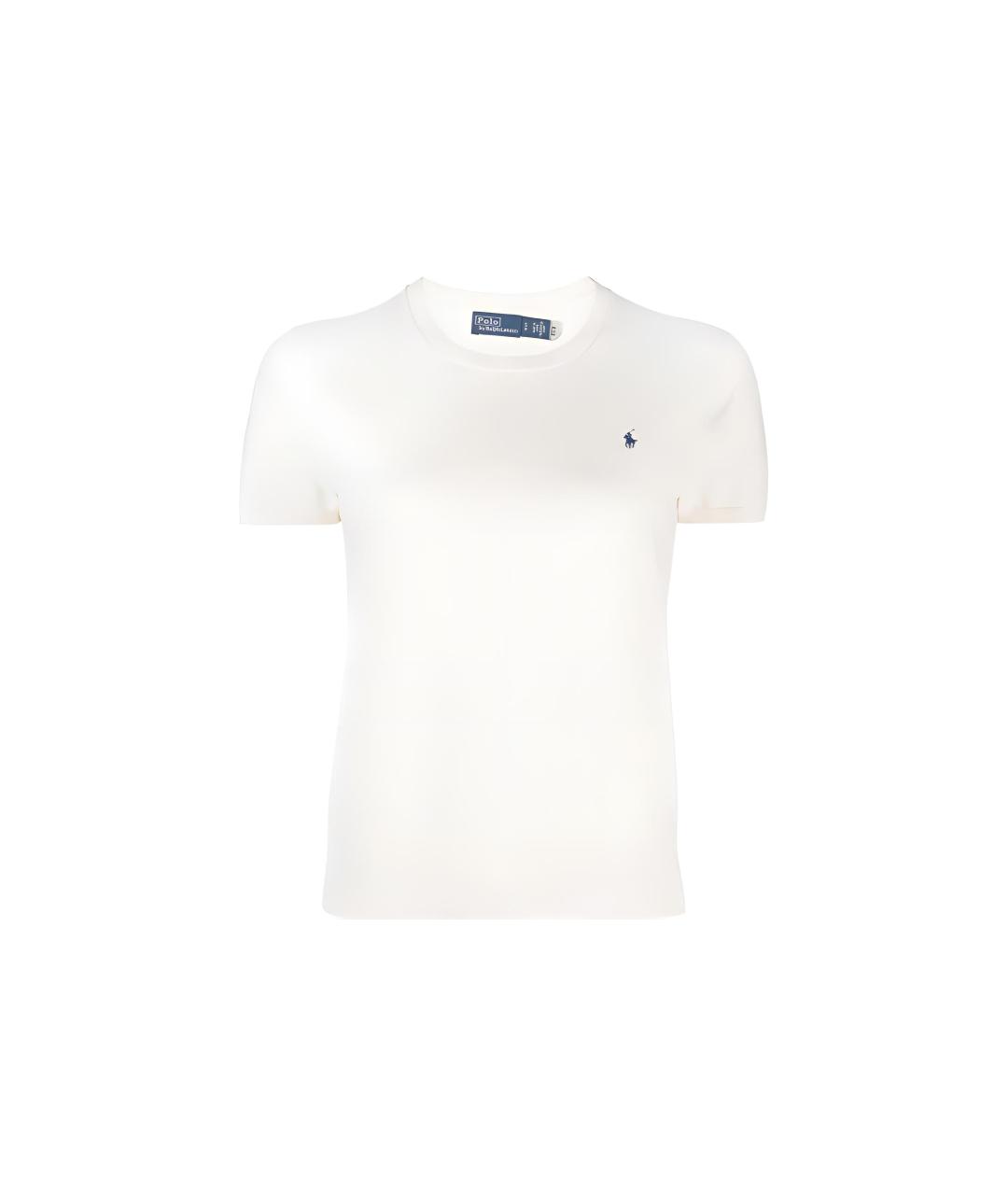 POLO RALPH LAUREN Белая футболка, фото 6