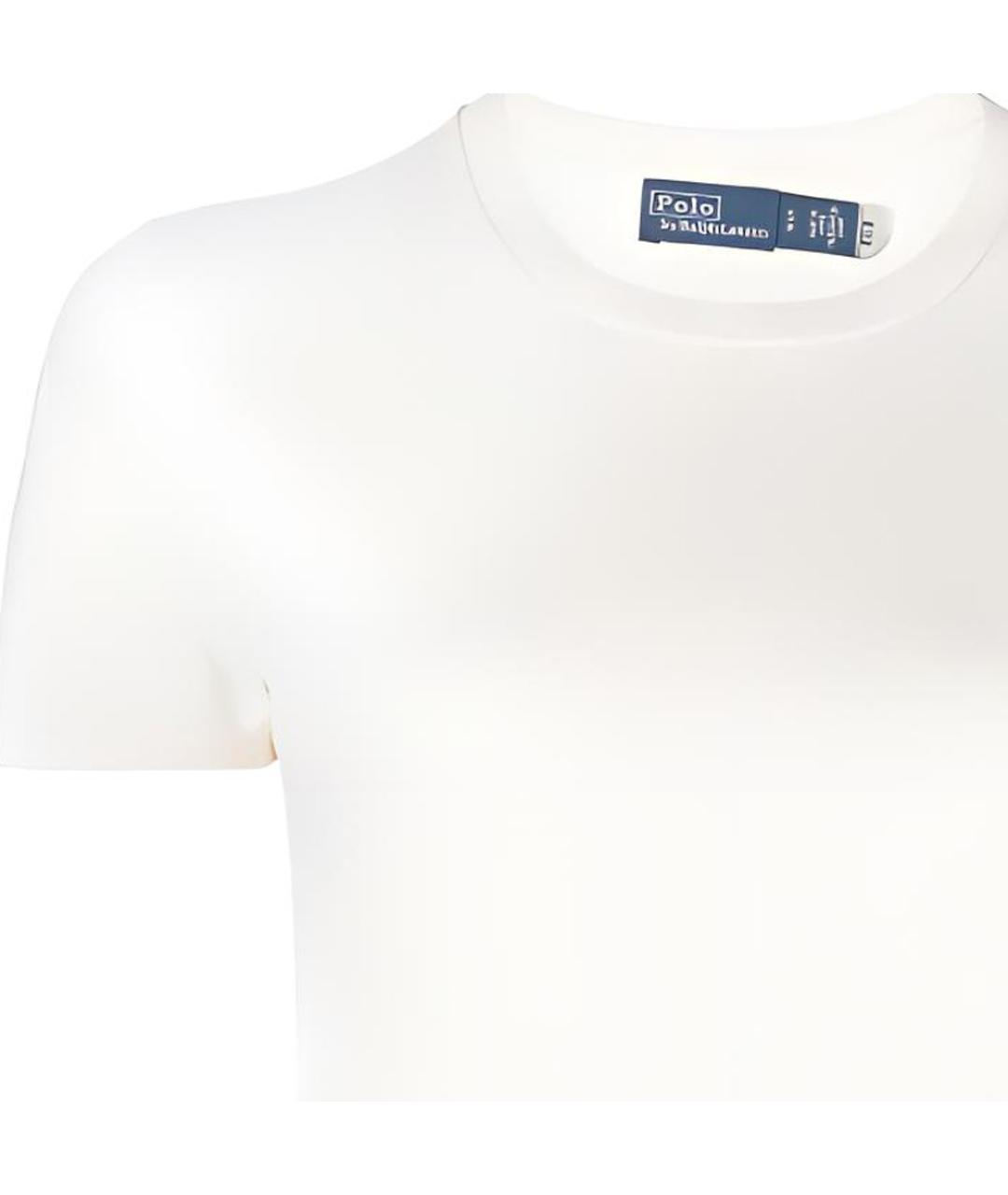 POLO RALPH LAUREN Белая футболка, фото 5
